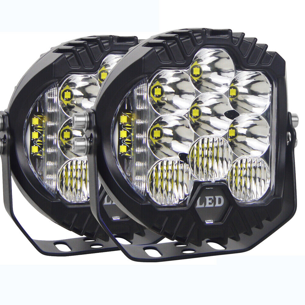 7 Inch White Yellow LensLed Workl Light 