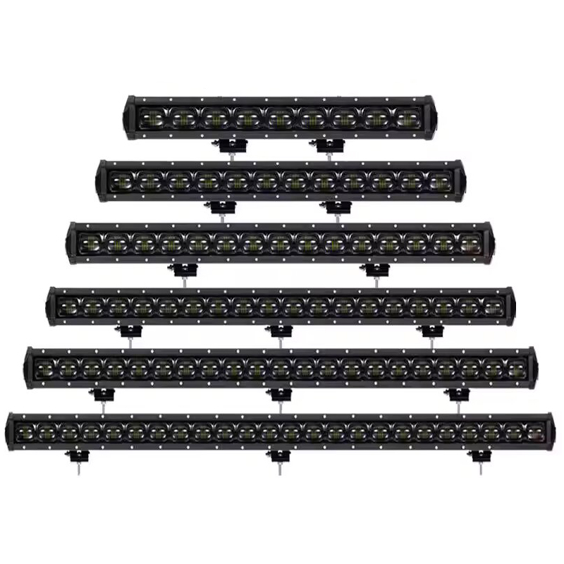 9D Lens Single Row Straight Projector LED Light Bar