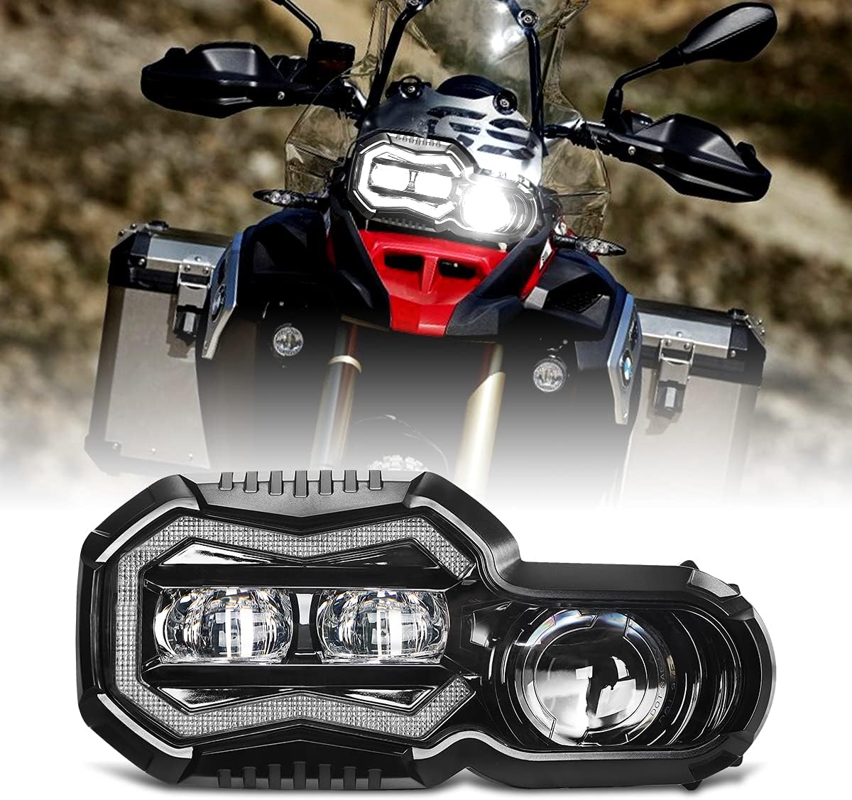 LED HeadlightT For BMW F650 F700 F800